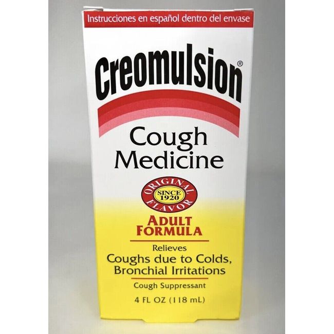 Creomulsion Cough Medicine Adult Formula 4FL OZ  Original