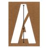 PRO ART Oiled Stencil Board Lettering, 6-inch Set, Natural