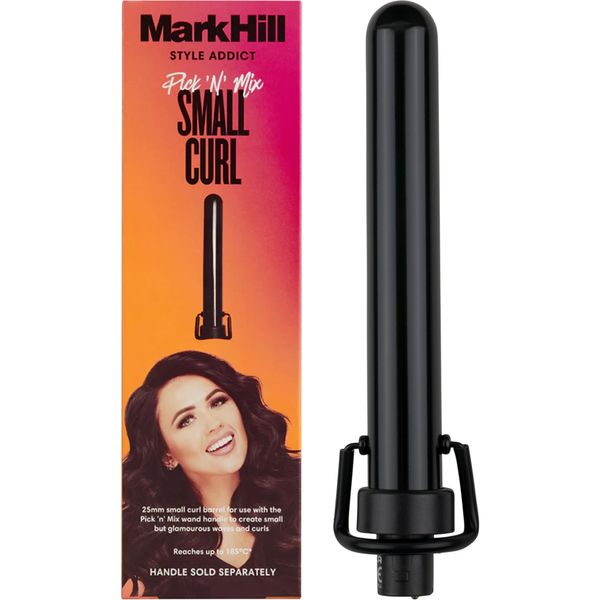 Mark Hill Pick 'N' Mix Interchangeable Curling Wand - Small Curl Barrel - 24 mm - Black (Handle Sold Separately)