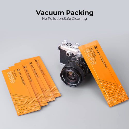K&F Concept Microfiber Cleaning Cloths - 10 Pack Lens Cleaning Cloth for Cleaning Camera Lenses, Glasses, Screens, Camera, Eyeglasses, Tablets Washable