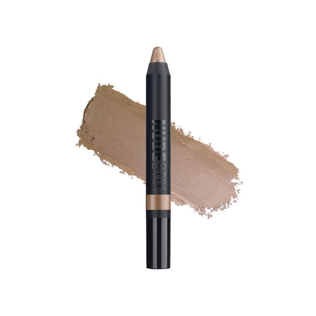 Nudestix Magnetic Luminous Eye Color Pencil, Eyeshadow + Eyeliner + Eyelid Primer + Highlighter Stick, Satin Finish Cream Makeup, Long Lasting, Waterproof, Shade: Twilight