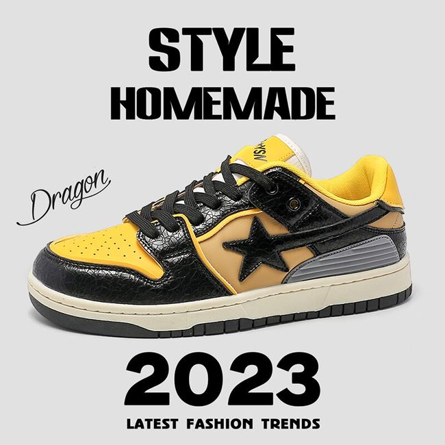 Casual Sneakers Men's Skateboard Shoes Designer Fashion Walking Flats  Breathable Sneakers 2023 New Vulcanized Shoes for Men
