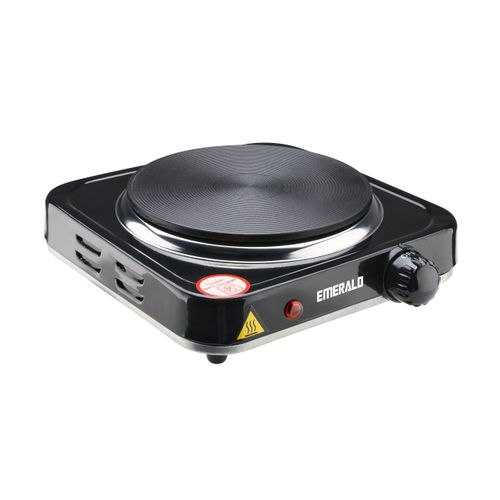 Emerald Electric Single Burner in Black with Coil Less Top