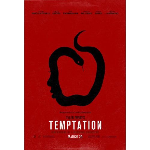 Tyler Perry's Temptation: Confessions of a Marriage Counselor - Movie Poster - Double-Sided - 27x40 - Original - TEASER - KIM KARDASHIAN