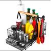 Picnic Caddy and Grill Utensil Caddy Adjustable Compartment Storage with Drawer
