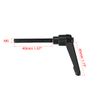 sourcing map M6 x 40mm Handle Adjustable Clamping Lever Thread Push Button Ratchet Male Threaded Stud Knobs Locking Rotating Screw Handles Quick Release Bolt Black 2pcs