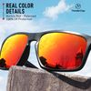 ThunderClap POLARIZED Replacement Lenses for Electric Tech One Sunglasses - Aurora Red