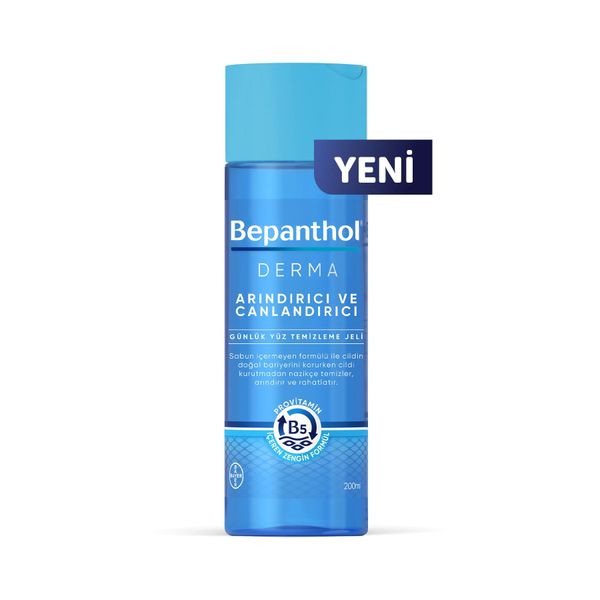 Bepanthol Derma Arındırıcı ve Canlandırıcı 200 ml Yüz Temizleme Jeli