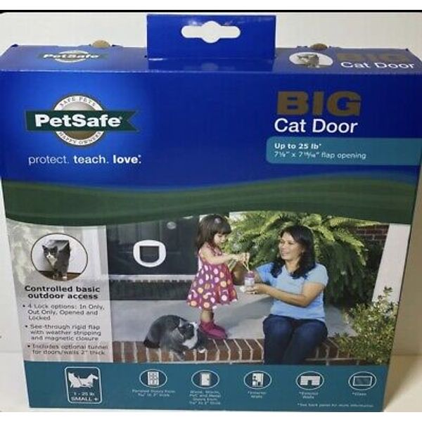 PetSafe Pet Safe Big Cat Door Small Dog 4 Lock Options PPA00-11326