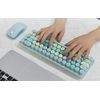 Wireless keyboard + mouse set MOFII Bean 2.4G (Green)