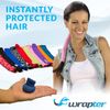 Wrapter Sports & Motorcycle Ponytail Wrap (Blue)