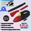 Kole Imports 12 V Portable Handheld Vacuum Cleaner, Working Light & Attachments 