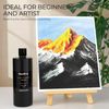 Nicpro Acrylic Paint Set (16.9 oz, 500 ml) Black