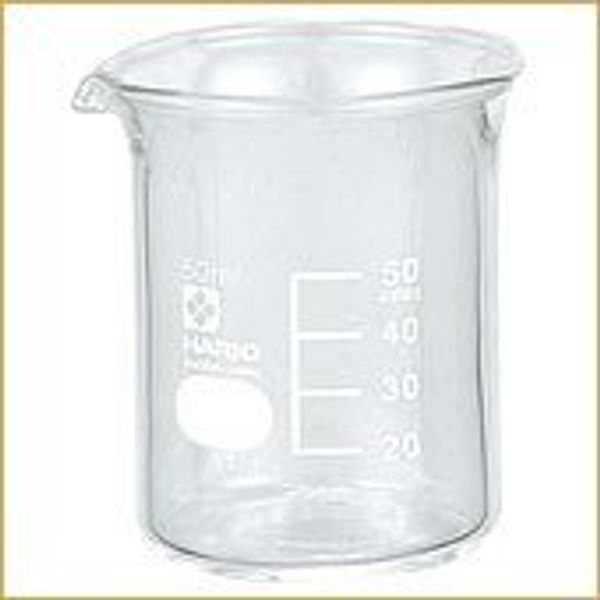 Life Tree Glass Beaker 1.7 fl oz (50 ml) x 6 Pieces