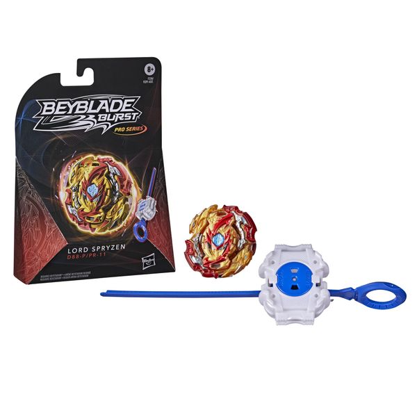 Beyblade Burst Pro Series Lord Spryzen Spinning Top Starter Pack - Balance Type Battling Game Top with Launcher Toy