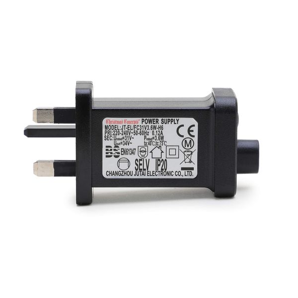 Christmas Concepts® 31V 3.6W Adaptor Without Lead - Multi Function Control - Suitable for Christmas Lights