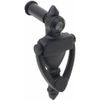 STG Hardware Door Knocker, with peephole viewer,Matte Black