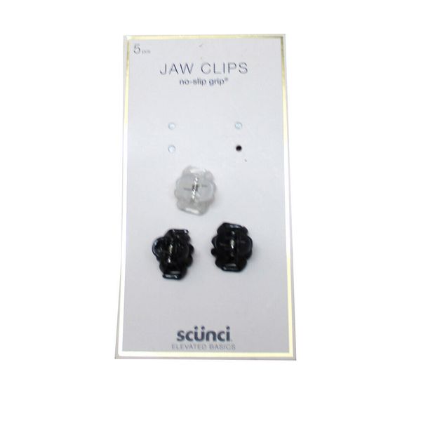 Scunci No Slip Grip Octopus Jaw Clips (3 Clips Only)