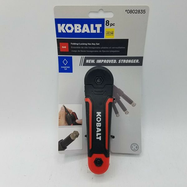 Kobalt 8 piece Folding / Locking SAE Hex Key Set