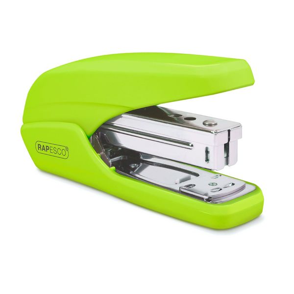 Rapesco 1395 X5-25ps Less Effort Stapler, 25 Sheet Capacity, Green