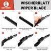 26"+16" Durable Windscreen Wiper Blades Replacement For 2015-2017 Lexus NX200T