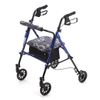 Rollator Makeover Set - Navy Blue Paisley