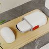 Portable Dish Organizer Travel Case Container Soap Box Plastic Soap Dish ET