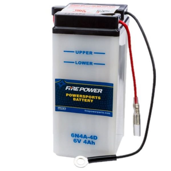 Fire Power Battery with electrolyte 6N4A-4D 6V 6N4A-4D