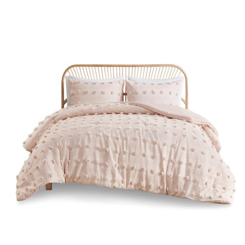 Ergode Clip Jacquard Comforter Set - Sophisticated and Refined Bedroom Ambiance - Hypoallergenic and Oeko-TEX Certified - Machine Washable - Treatment - Wrinkle-Free - Twin/TwinXL