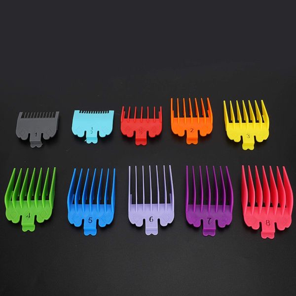 Electirc Hair Clipper Accessory Comb Guide Set 10pcs Limit Combs Barber Haircut