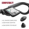 KOM Cycling Wahoo Elemnt Mount Compatible with Multiple Wahoo Computers Including The Wahoo Elemnt Bolt, Elemnt Roam, Elemnt Mini, and Elemnt - Multiple Colors 24g Out Front Mount (Orange)
