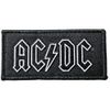 AC/DC Logo Iron On Patch (One Size) (Black/White)