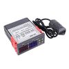 Temperature Controller STC-3028 Digital Display Temperature and Humidity Controller Meter with Integrated Sensor -20 ° C~80 ° C 0%~(110V-220VAC)
