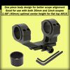 360 Tactical 30mm One-piece Scope Mount Ring for Picatinny Rail See Through Scope Mount