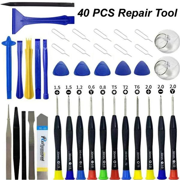 1pc 40-in-1 Phone Repair Tool Kit Multi-Function Screwdriver Set for iPhone