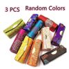 3 Pcs Lipstick Case Classic Woven Satin Lipstick Holder Retro Flower Lipstick Organiser Lipstick Box with Makeup Mirror Cosmetic Storage Kit for Women Girls(Random Colors)