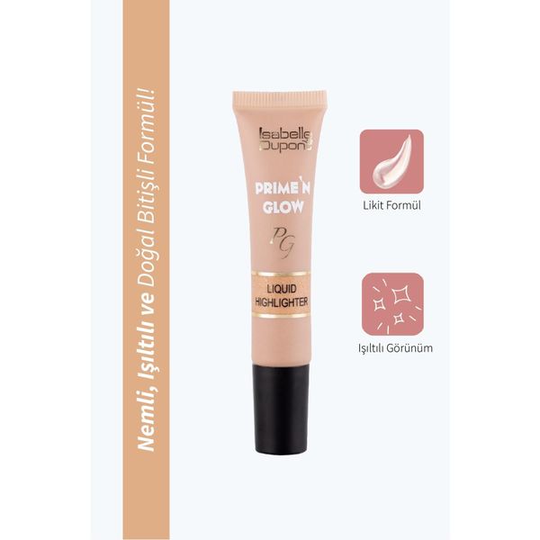 Prime'n Glow Liquid Highlighter Doğal Bitişli Likit Aydınlatıcı 04 Sunset Bronze