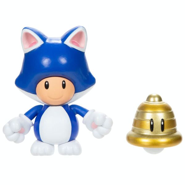 SUPER MARIO World of Nintendo 4" Cat Toad Figure