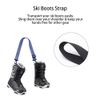 Ski Boot Carrier Strap with 360 Rotatable Degree Buckle