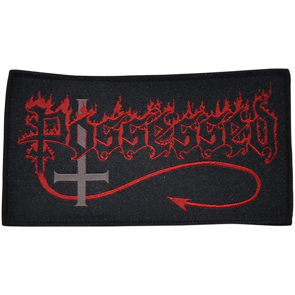 value-merch POSSESSED - Logo - Aufnäher Patch - woven patch - ca. 14,5 x 7,5 cm