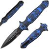 Snake Eye Tactical Heavy-Duty Printed Handle EDC Pocket-Folding Knife
