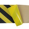 Black Diamond Skateboard Grip Tape Caution Stripe 9" x 33" Griptape 3 Sheets