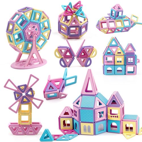 HIWO Magnetic Blocks, 148 pcs, Magnetic Toys, Girls, Toys, Magnetic Blocks, Children, Educational Toys, Toddlers, Boys, Magnetic Toys, 3D Puzzle, Game, Model DIY, Building Blocks, Toys, Keys, Birthday, Gift, Christmas, Gift, Gift, Cute, Japanese Instructi