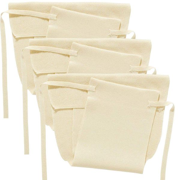 Disana 1110103 - Strickwindel 3er-Pack Baumwolle natur
