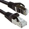 kenable Cat6A SSTP Snagless Shielded RJ45 Network Ethernet 10GIG Cable 3m Black