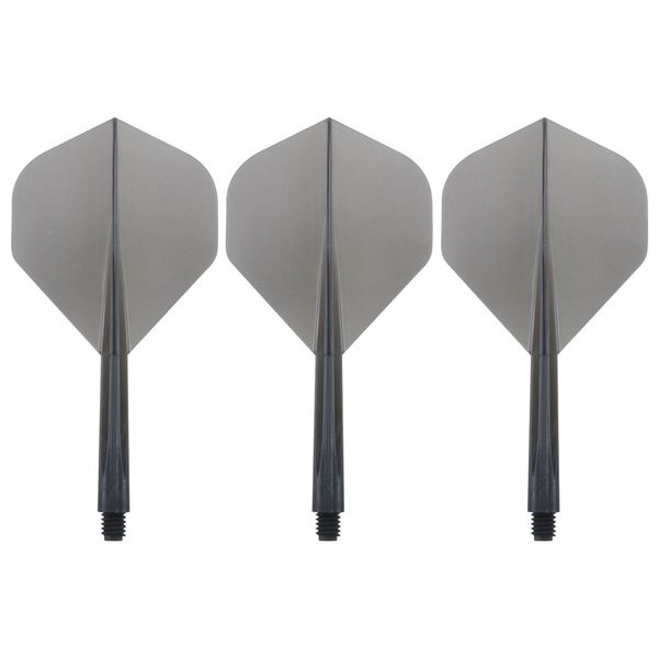 Condor Zero Stress Flight System | Standard Size | Dart Flights | Multiple Sizes | Multiple Colours (Clear Black, Medium)