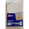 Avery Permanent-Adhesive File Folder Labels For Laser and Inkjet Printers, 1/3