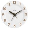 Acctim 33782 Epping Round Wooden Table Clock in White