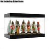 US Big Acrylic Display Box Perspex Case 14.7" L Plastic Dustproof Self-Install
