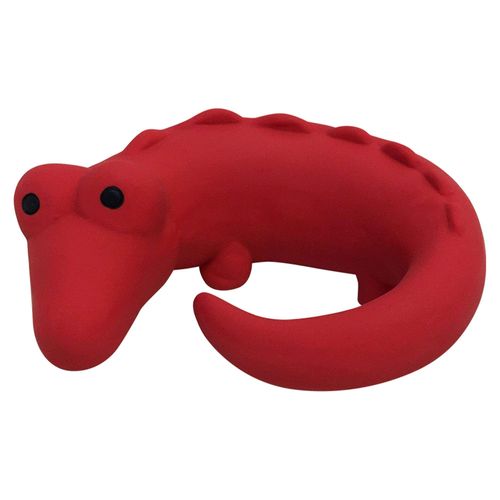 FOUFIT 85648 Zoo Chew Latex Toy for Dogs, Gator, 5"